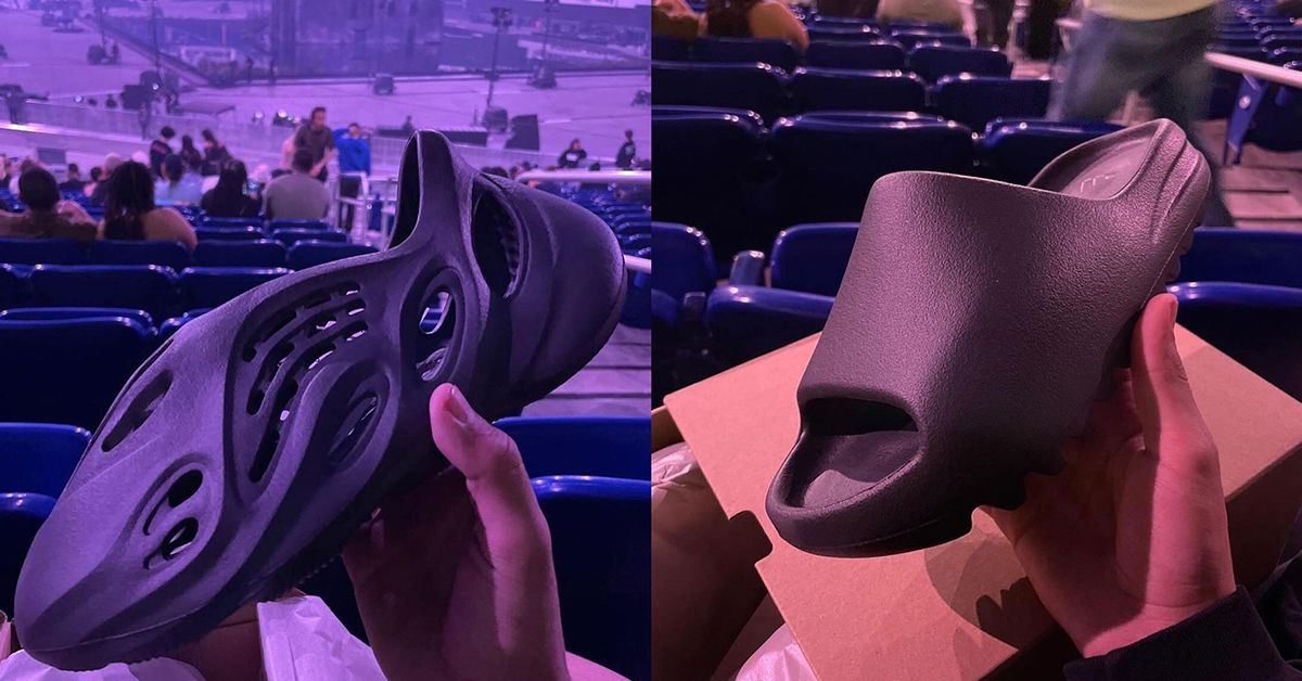 New Yeezy Foam Runners and Slides Were Sold at the DONDA 2 