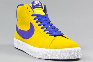 nike blazers yellow tick