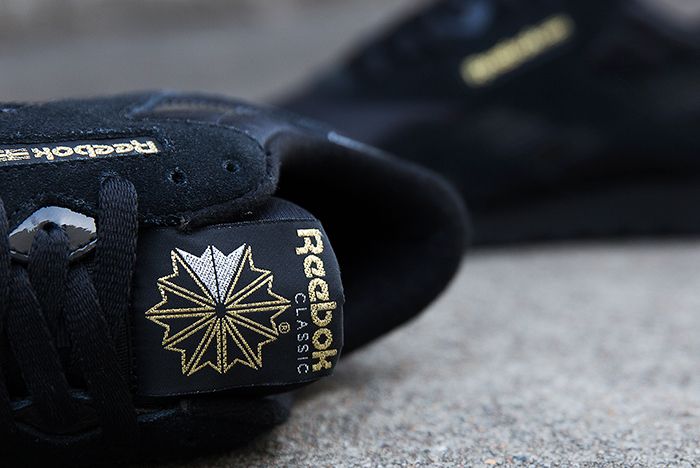 Reebok Classic Leather Winterized - Black / Gold – Conkrete