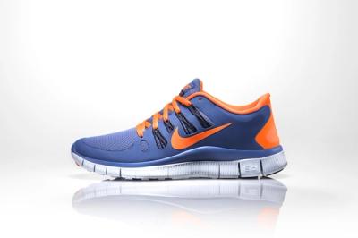 Nike Free 5 0 Blue Orange Profile 1
