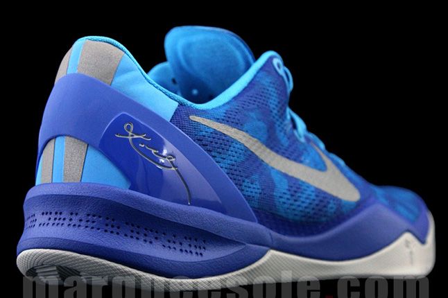 Nike Kobe 8 Aqua Camo Quater Heel 1