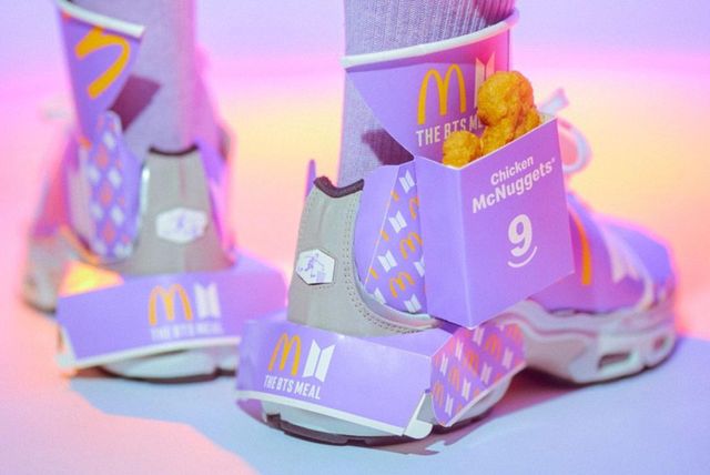 Customiser Cooks Up a BTS x McDonald’s x Nike Air Max Plus