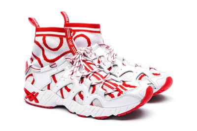 Vivienne Westwood Asics Gel Mai Knit Mt White Red Release Date Pair