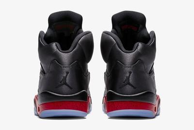 Air Jordan 5 Black Satin Official 4