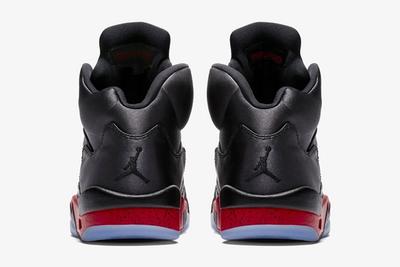 Air Jordan 5 Black Satin Official 4