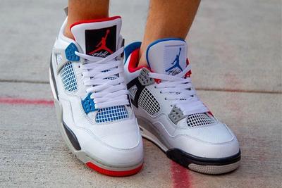 Air Jordan 4 What The On Foot Toe 3