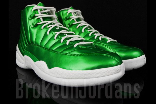 green 12s jordans