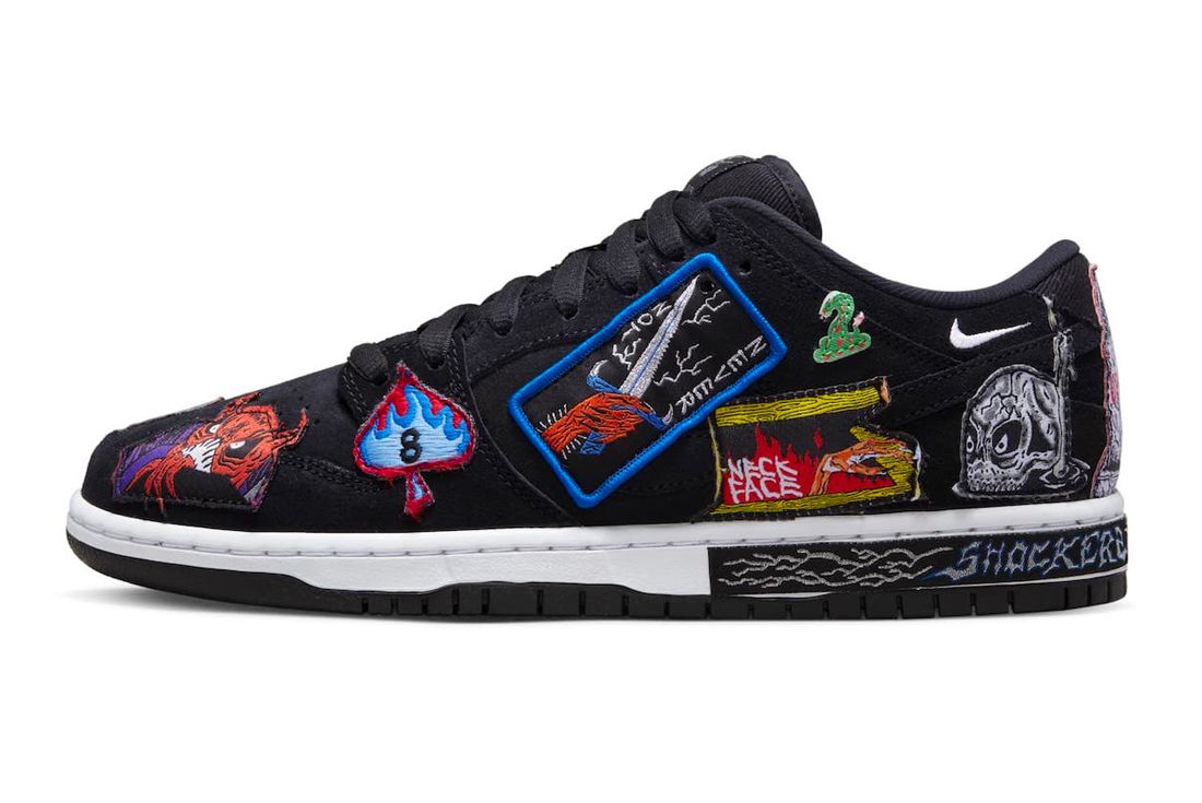 120T.U Neck face × Nike SB Dunk Low Neckface - Nike Skateboarding