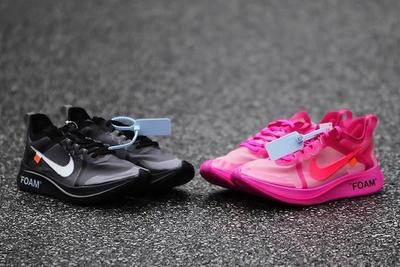 Off White Nike Zoom Fly Pink Black