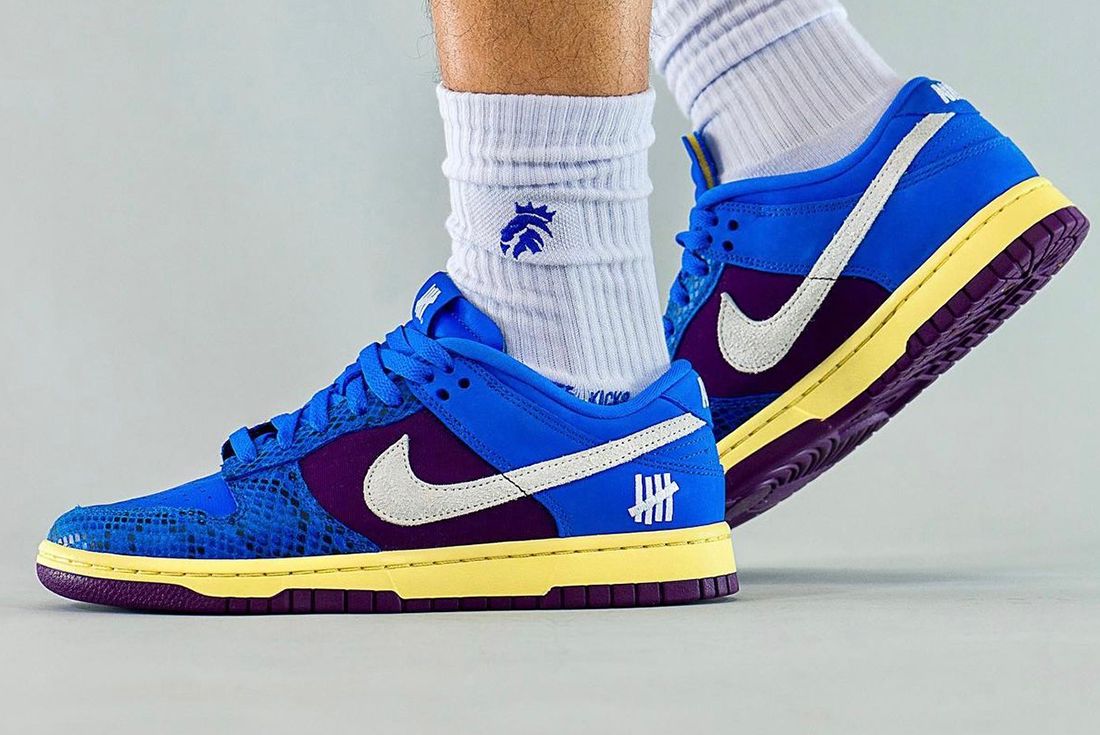 On-Foot: UNDEFEATED x Nike Dunk Low Royal/Purple From the 'Dunk vs