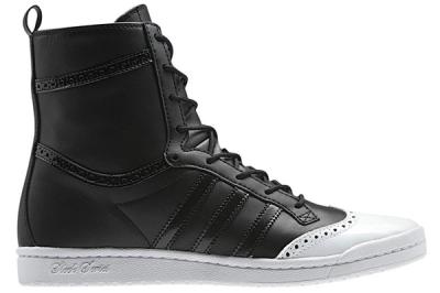 Adidas Top Ten High Sleek Brogue Black Profile 1