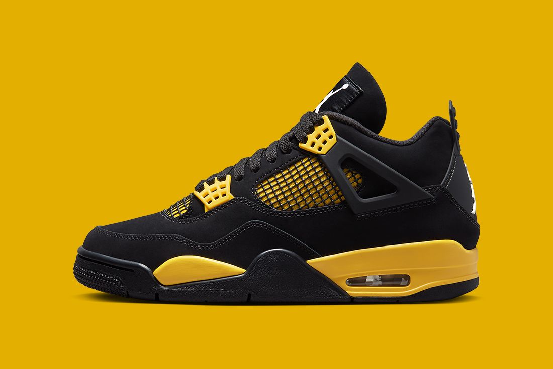 Where to Buy the 2023 Air Jordan 4 'Thunder' Retro - Sneaker Freaker