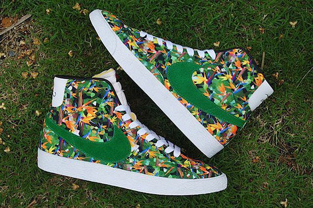 Nike Blazer Mid Premium Vintage Floral Pack Green