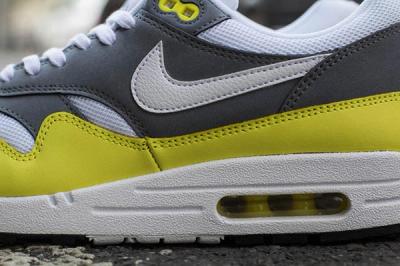 Nike Air Max 1 Essential Cool Grey Yellow 5 1