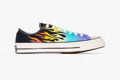 Converse Chuck 70 Low Archive Print Flame Lateral