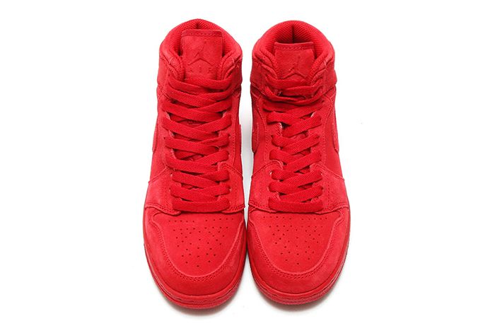 air jordan 1 retro high bg red suede