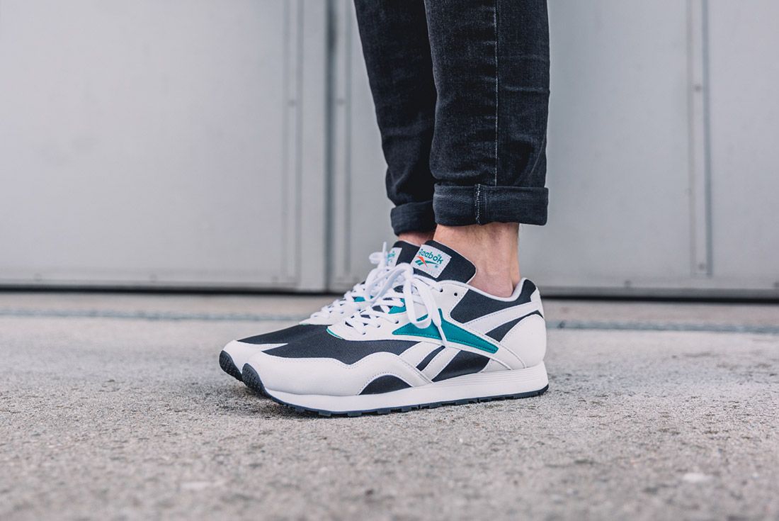 Reebok Rapide OG White Black Teal Releases