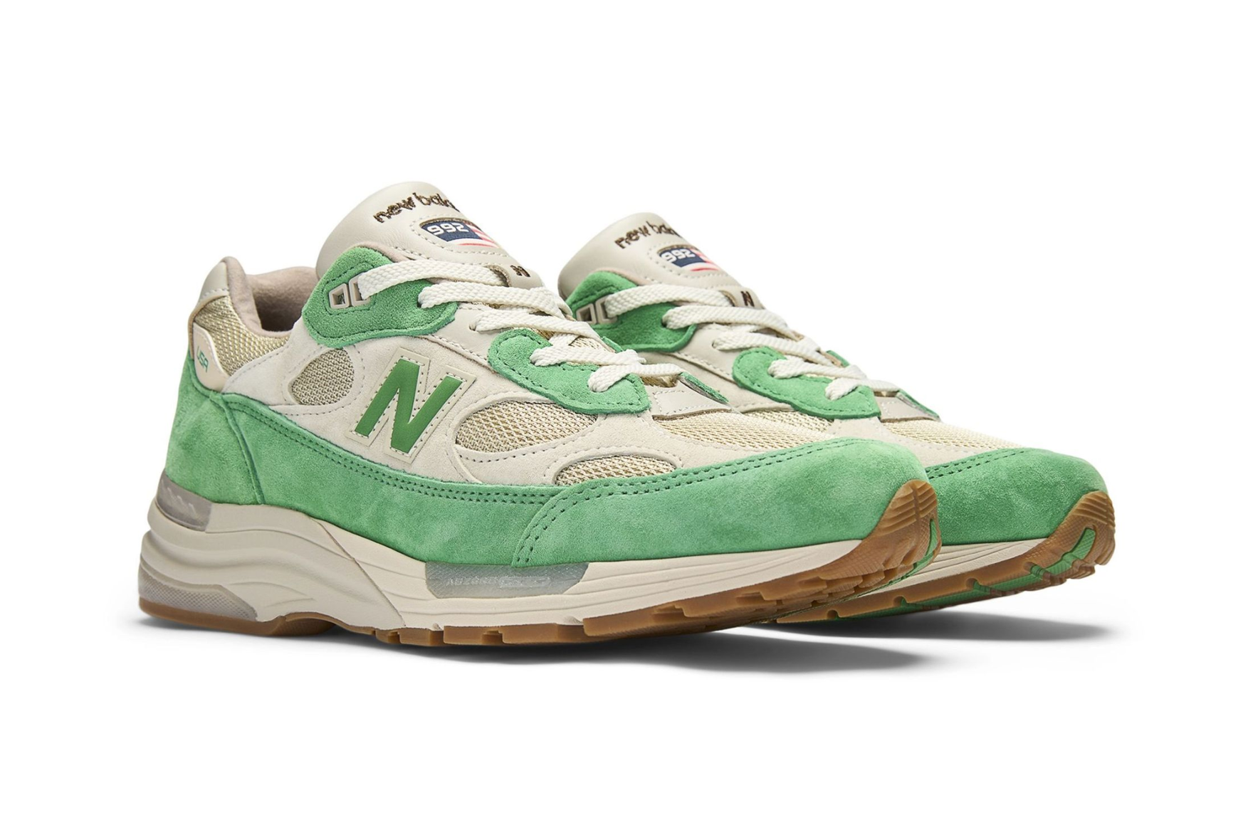 Every Now & Then x NB992 green sneaker