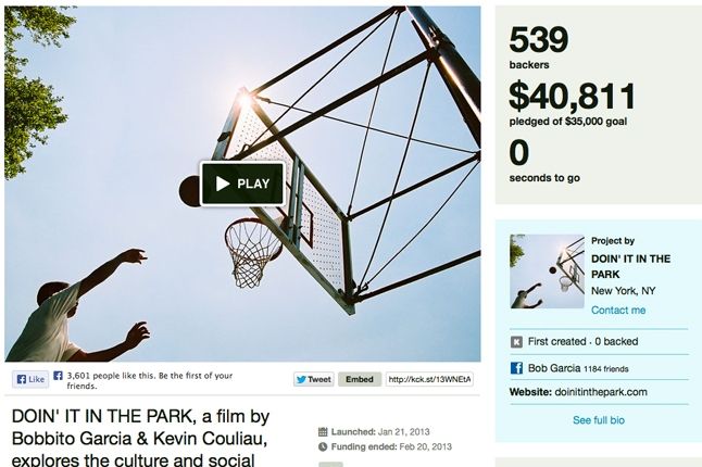 Doin It In The Park Kickstart 1