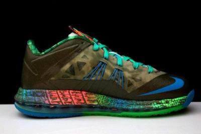 Nike Lebron X Low Tarp Green 9