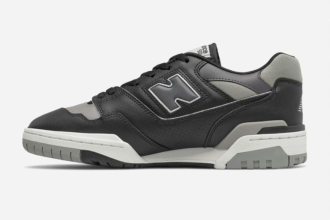 Release Date: New Balance 550 Black/Grey BB550SR1 - Sneaker Freaker