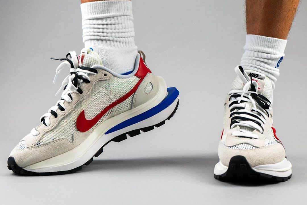 Fresh Pics: sacai x Nike VaporWaffle 'Sail/Game Royal' - Sneaker Freaker