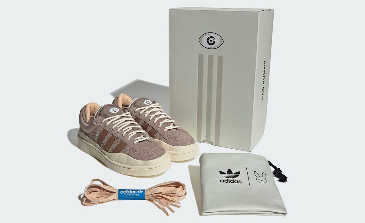 Chalky Brown is Up Next For the Bad Bunny x adidas Campus