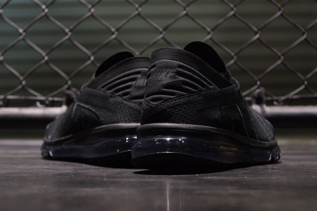 Nike air max flair triple black best sale