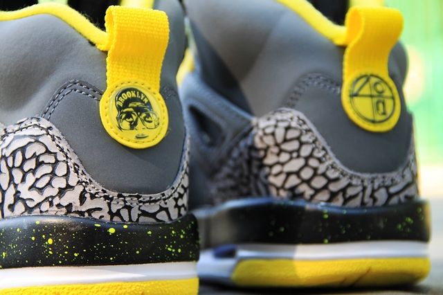 Air Jordan Spizike Yellow Grey Black 1