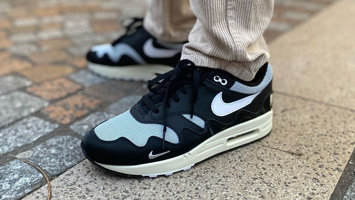 NIKE AIR MAX 1 PATTA WAVES BLACK WHITE - HOW GOOD IS THIS COLORWAY? 