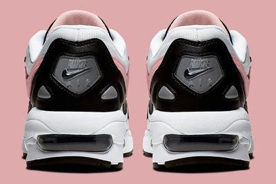 Nike Air Max 2 White Black Pink Heel