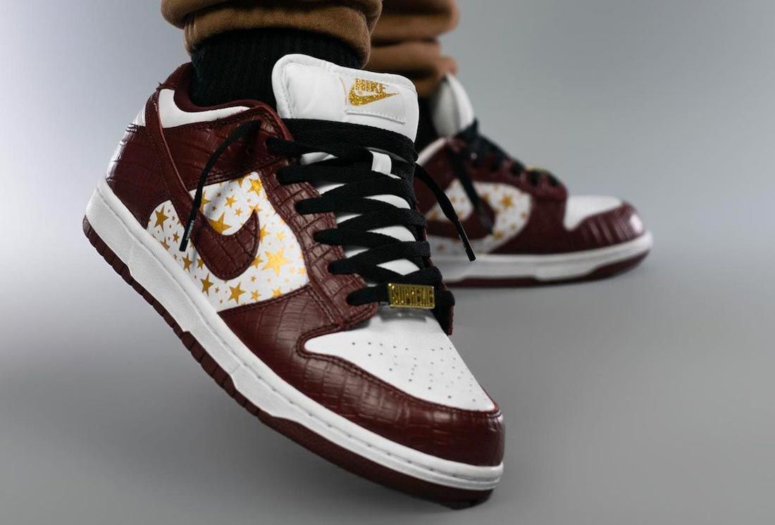 nike sb brown and white