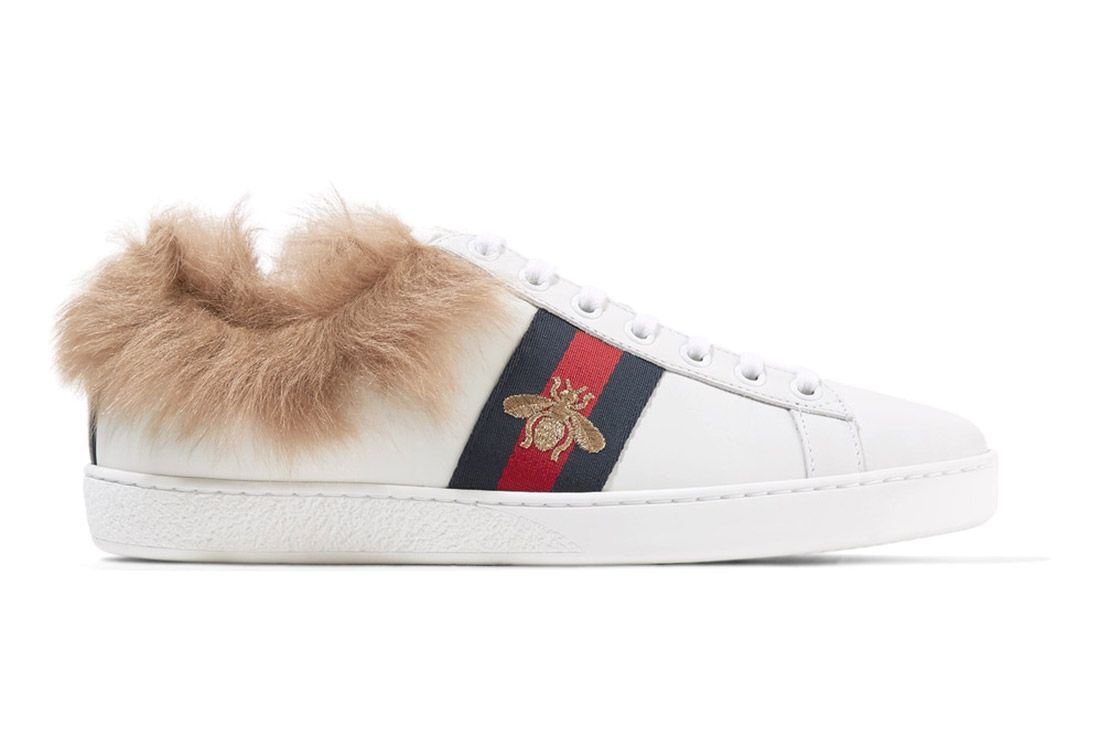 fur gucci sneakers