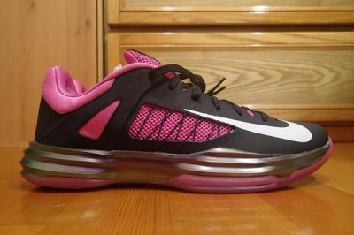 Nike Pink Hyperdunk Low Kay Yow Profile 1