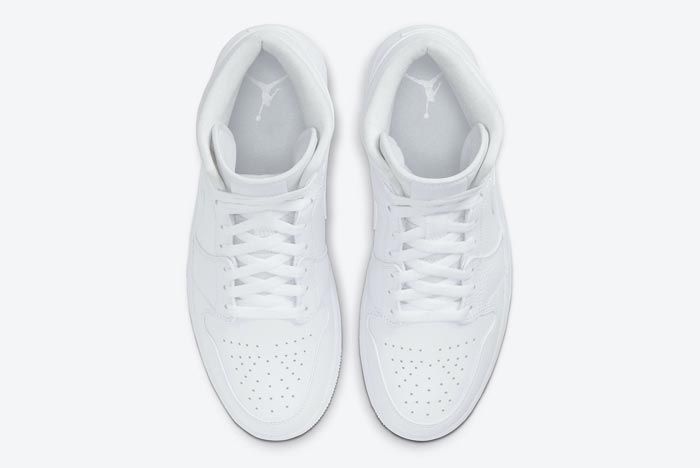 The Air Jordan 1 Mid Winds Up in 'Triple White' - Sneaker Freaker