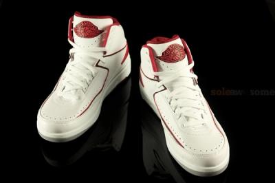 Air Jordan 2 White Varsity Red 6