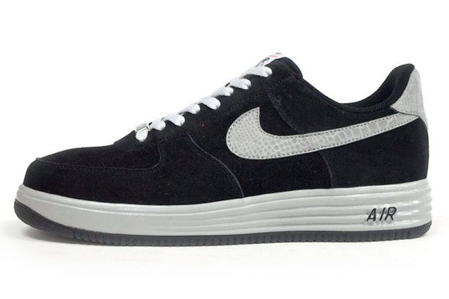 Nike lunar force 1 black suede best sale