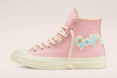Golf Le Fleur Converse Chuck 70 Chenille Pink Release Date Lateral