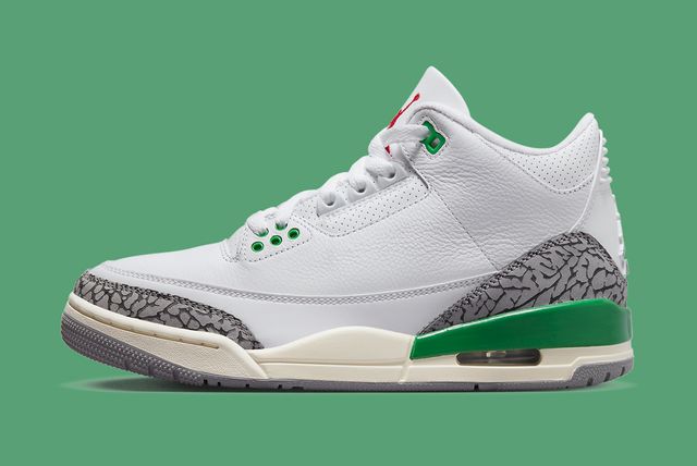 This Air Jordan 3 Is Feeling Lucky in Green - Sneaker Freaker