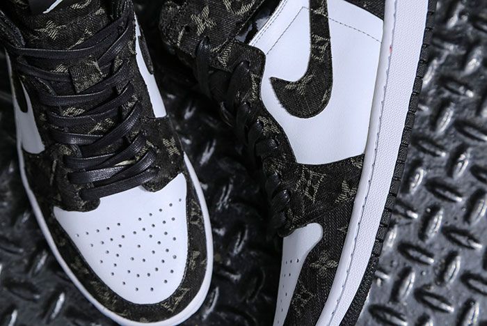 Check Out the Details on These Louis Vuitton x Air Jordan 1s Customs - Sneaker Freaker