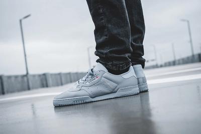 Adidas Yeezy Powerphase Grey On Foot Sneaker Freaker 5