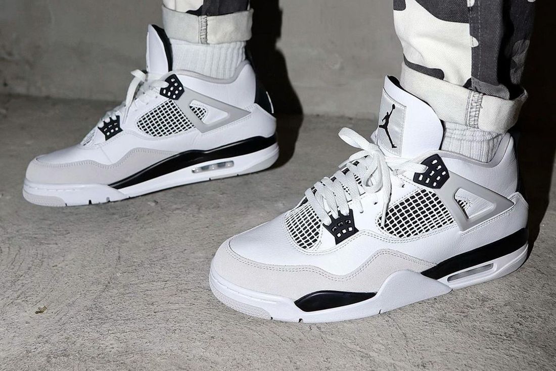 On-Foot With The Air Jordan 4 'Military Black' - Sneaker Freaker