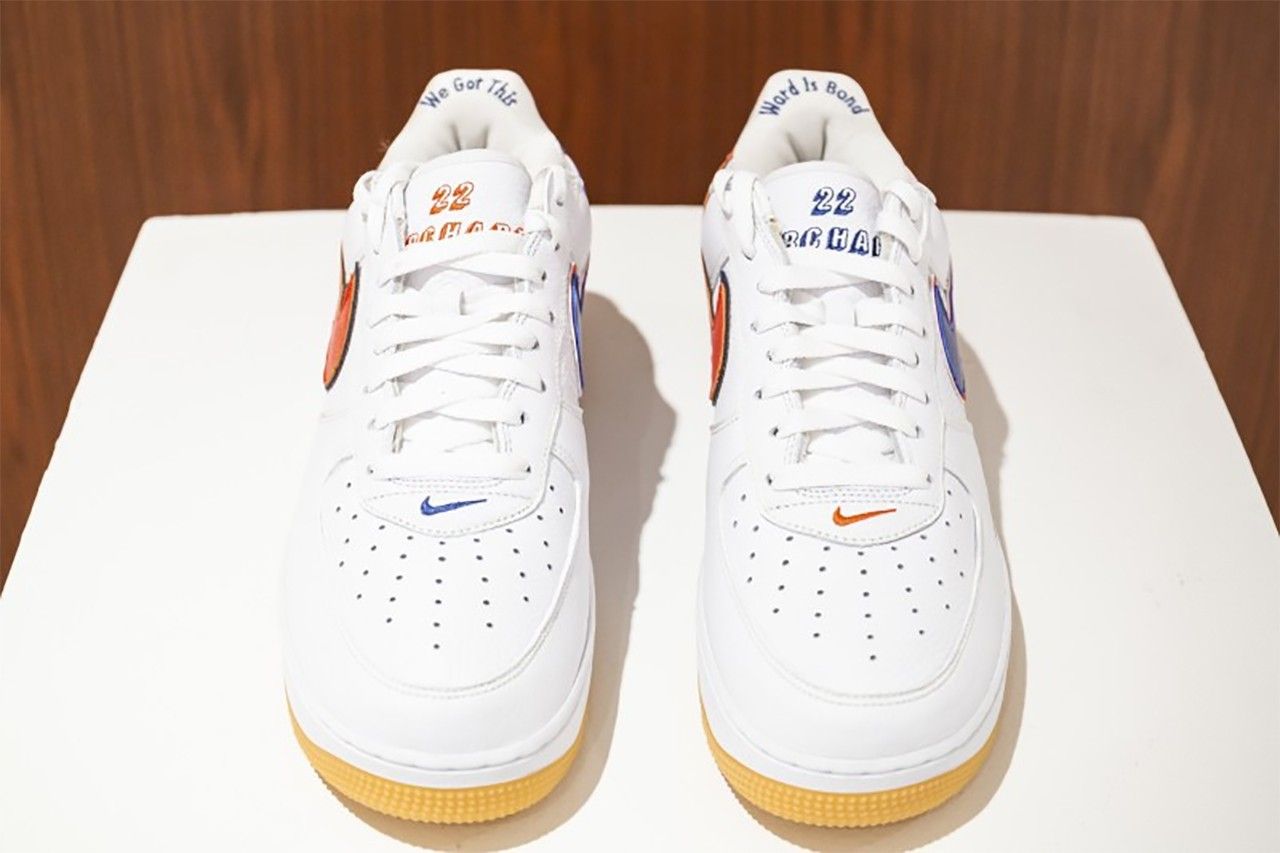 Scarr's Pizza x Nike Air Force 1 Pair sotheby's