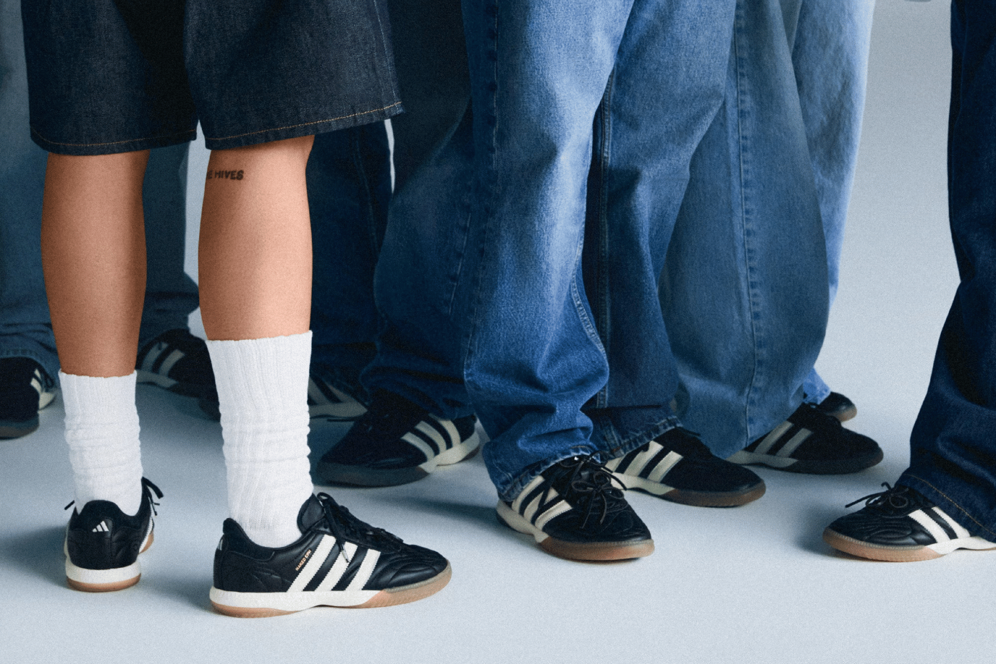 ★adidas x NAKED x MAHA★コラボ★SAMBA MN★追跡可 Adidas Originals | NAKED CPH x Maha x Samba MN | Black sneakers