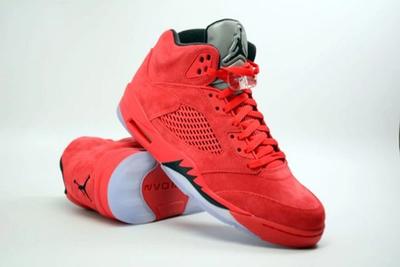 Air Jordan 5 Red Suede5