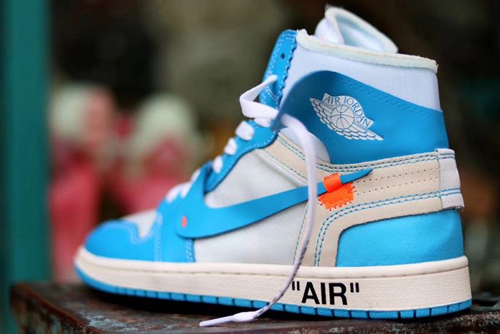 Off-White 'Powder Blue' Jordan 1s Release - Sneaker Freaker