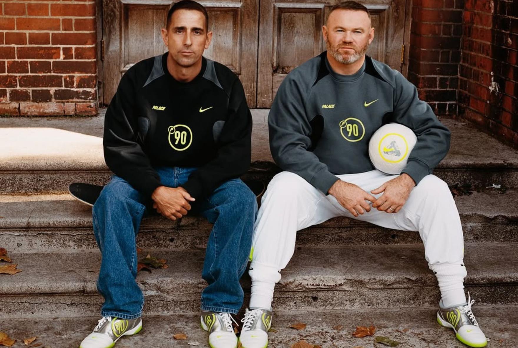 guy Mariano Wayne Rooney Palace Nike Sitting on Step Together