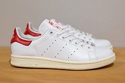 Adidas Stan Smith White White Red Thumb