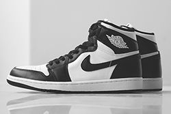 air jordan 1 high black and white