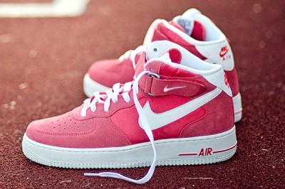 Nike Air Force 1 Mid Fusion Red 5